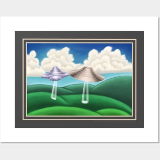 UFO Pastorale Posters and Art